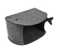 1 PC Adorable Whale Shape Felt Storage Basket for Sundries Organizer for Bedroom and Nursery Compact Design with Soft Texture Great for Home and Giving