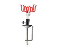 1 Pc Airbrush Holder Stand Clamp Rack For 2 Brushes, Steel And Plastic Construction With Pivoting Design, Fits Gravity And Siphon Feed, for IDEAL For Model