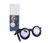 1 Pc Anti-Motion Sickness Smart Car Sick Essentials Ultra-Light Portable Nausea Relief Liquid Glasses for Kids Travel Cruise Essentials, Black