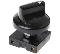 1 Pc Black Fan Rotary Switch 4 Position 3 Speed Selector Switch Governor with Button Fan Spee Governor Fan Isolator Switch and Professional Ceiling Fan Wall Controls Accessories
