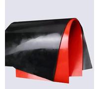 1 pc Black Polyurethane Rubber Sheet - 2-10mm Thick PU Damping Cushion Plate for Oil Abrasion Resistance(5mm 250x250mm)