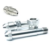 1 PC BS341-3-4 G5/8" to 1/4" NPT VCR Auto Weld SUS316L Stainless Steel Pipe Fitting Connector Coupler Adapter(BS-3 End Plug)