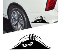 1 PC Bumper Stickers for Car, 7.4 x 2.75 inches Angry Scary Eyes Peeking Monster Funny Car Sticker, Peel and Stick Waterproof Vinyl Decal for Car Bumper, Motorbike, Window, Laptops (Angry Scary Eyes)