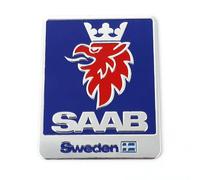 1 Pc Car Stickers for SAAB Sweden Decals Scania Vector Styling Personalise Sport Emblem Decal Car Decoration Tailgate Badge Decal Self-Adhesive Film