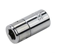 1 Pc Chrome Vanadium Steel 1/4" Square Drive to 1/4" Hex Shank Socket Bits Converter Screwdriver Holder Adapter, for Converting The Socket Into A Screwdriver Bit