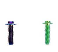1 PC Colorful M4 X 8 10 12 14 16 18 20 25mm GR5 Alloy A3 Mushroom Head Flange Screw Bolt T20 Torx For Motorcycle(Candy,M4x25mm)