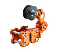 1 Pc Compatible Universal Aluminum Chain Tensioner Roller For Motorcycle Chopper ATV Black Red Blue Works With(orange)