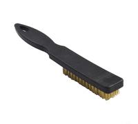 1 pc Copper Wire Brush for Household & Mechanical Cleaning, Rust Removal and Metal Polishing - 220 mm Long Handle with 85 mm Working Length, B