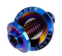 1 PC D16mm M8 p1.25mm x 15 18 20 25 30 35 40 45 mm + Washer GR5 Titanium Alloy A3 Mushroom Head Bolt(M8x40mm-M10)