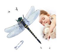 1 Pc Dragonfly Model - Dragonfly Figure, Dragonfly Ornament | Realistic Dragonfly Garden Figurine, Simulation Dragonfly Animal Model Perfect for Outdoor Garden Farm, 2 X 3 Inches