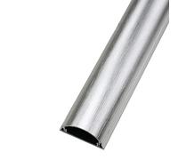 1 PC Electrical Cable Trunking,Floor Cable Cover Protector, Aluminum Alloy Cable Raceway Wall Mount Cable Management Multicolor Multiple Sizes(Silver,No.2)