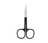 1 Pc Eyebrow Scissor Makeup Eyelash Trimmer Facial Hair Remover Manicure Nail Cuticle Scissors Beauty Tools Eyelash Scissors(Half Black)
