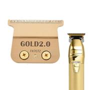 1 Pc FX707Z DLC 2.0 Replacement Blades Head Compatible with BaByliss PRO Barberology Trimmer Blade,Zero-Gapped Replacement Trimmer Blade Compatible with BaBylissPRO FX787 & FX726 Trimmer (GOLD)