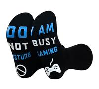 1 Pc Game & Fun Novelty Game Sock "Do Not Disturb, I'm Gaming" Perfect Boys Sock Stuffer, Great Novelty Gift for Boys, Dad Friends, Gamers