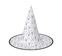 1 PC Halloween Hat â€“ Hunting Arrows Triangles Deer Print Witches Decor Party Witch Costume, Pointed Horn Cap, Festive Gift