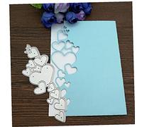 1 Pc Heart Shaped Frame Metal Cutting Mold Scrapbook Decoration Embossing Handmade Craft Die Cutting Template
