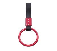 1 PC JDM Tsurikawa Hang Ring Subway Train Bus Handle Hand Strap Drift for Car(red)