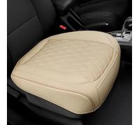 1 Pc Leather Front Car Seat Cushion For SEAT Tarraco 2018-2024, Waterproof Auto Protector Storage Pockets Non-Slip Breathable Car Chair Cover Wear Resistant Accessories,B/1Pc Beige