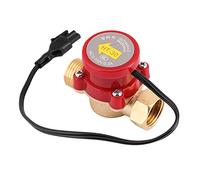 1 pc Magnetic Water Sensor Switch Pipe Boosting Pump Automatic Electronic Switch Control for Shower Low Water Pressure Solar Heater Water Circulation G1/2 Thread 110V