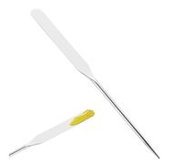 1 Pc Makeup Spatula For Foundation, Stainless Steel Foundation Spatula - Reusable Korean Cosmetic Spatula - Cosmetic Spatula For Women Korean Make Up, Mixing Foundation Nail Art Makeup Tools