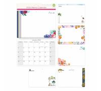 1 Pc Memo Note Calendar Organiser Reminder Board with Write on Wipe Off Pen | Random Design (Memo Calendar With Pen)