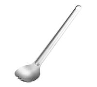 1 Pc Metal Spork, Long Handle Spork, Salad Servers Spoon Eco-Friendly Portable Flatware Sporks for Outdoor Camping Backpacking Hiking Travel Picnic Tableware