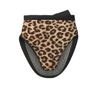 1 PC Mini Silicone Oven Mitts Pot Holders Set - Leopard Pattern Print Heat Resistant, Ideal for Baking, Cooking, and Camping