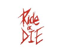 1 PC MTB Bicycle Frame Sticker with "Ride or Die" Text, Superior Bike Decorative Decal