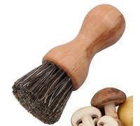 1 Pc Mushroom Cleaning Brush, Wooden Dish Brush, Beech Wood Brush, Cleaning Brushes with Soft Bristles for Cleaning Vegetables, Pots and Tableware, Heat Resistant