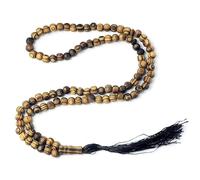 1 Pc Muslim Prayer 99 Beads Islam Dhikr Rosary Craft Ramadan Gift Worship Prayer Misbaha Ceremony Jewelry Unisex Durable Processing Multicolor