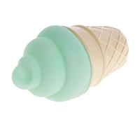 (1 pc) Novelty Ice Cream Night Light, Cone Shaped Desk Table Lamp, Kids Decor Home Office Supplies,Color Random