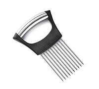 1 PC Onion Slicer Holder, All-in-one Onions Holder Stainless Steel Onions Fork Food Slicing Helper Kitchen Gadget Onion Cutter Slicer Vegetable Tools for Chopping Grating Fruit Assistant