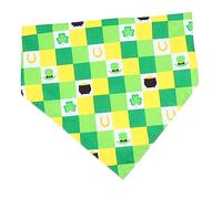 1 PC Patrick's Day Pet Bib with Design Reversible Scarf for Dogs and Cats Hand and Machine Washable Festive and Durable