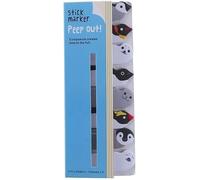 1 Pc Penguin Kawaii DIY Memo Pad Sticky Notes Page Flags Index Tabs Cute Cat Panda Sticky Notes Index Self-Stick Memo Flags Tab Bookmark Marker Pad Self Stick Note Pads