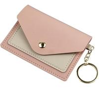 1 Pc Pink Birth Control Pill Case Sleeve Packet 4.3 X 3 Inch PU Leather Wallet Pill Holder Privacy Protection Birth Control Pill Wallet with Key Ring Small in Size and Light in Weight,Pill Organizers