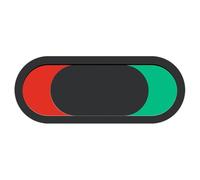 1 PC Privacy Slide Door Signs, Self-Adhesive Toilet Occupied Signs Do Not Disturb Indicator Frosted Acrylic Red/Green Slider for Home Office Conference Hotles Hospital Bathroom