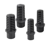 1 Pc PVC Pipe Water Pump Filter 20/25mm 1/2" 3/4" Male Thread Strainer Garden Permeable Cap Mesh Aquarium Suction/Overflow Drain Tool(1I2 thread)