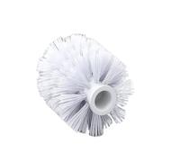 1 PC Replacement for Bathroom Cleaning Toilet Brush White and Black Head Hold Bathroom Tool Convenient handled