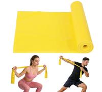 1 Pc Resistance Band, Skin-Friendly Long Resistance Bands Yoga Equipment Exercise Bands Yoga Set For Women And Men Ideal For Stretching, Gym, Fitness (1.5 M, Yellow)