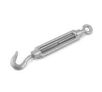 1 pc/s galvanised Steel turnbuckle M10 Rope tensioner Screw Eye - Hook