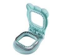 1 Pc Sandwich Cutter & Sealer - Square Sandwich Maker Decruster | Toast Mold for Lunch, Breakfast & Snack, Easy to Cut & Seal Sandwich Crust (Blue)