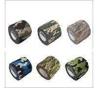 1 PC Self-Adhesive Non-Woven Camouflage Tape Guns Camo Stealth Tape Camera Stretch Wrap Woodland Hunting Camo Rifle Wrap for camouflage equipment