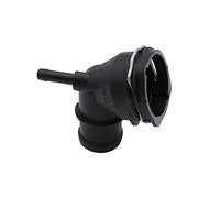 1 PC SHLPDFM Black Coolant Flange Upper Radiator Coolant Hose Pipe Connector 3C0122291N、3C0122291A,3C0122291 Compatible with Audi SEAT Skoda VW
