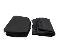 1 pc SHLPDFM Soft Top Tailored Half Cover Black Soft Top Roof Hood Half Cover Compatible with Mazda Mx5 Mk3 & Mk3.5 2015 ONWARDS