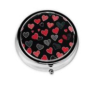 1 pc Small Pill Box 3 Compartment Portable Pill Case for Pocket Purse Pill Organizer Container Holder to Hold Vitamins Medication Fish Oil Supplements (Gay Pride Rainbow)