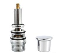 1 PC Spring-Loaded Pull-Out Manifold, Shower Switch Valve Spring-Loaded Pull-up Water Diverter Triple Bathtub, Copper Chrome Plating(A1001)