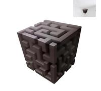 1 Pc Stereoscopic Impossible Corners Wall Art, Fun 3D Stickers, Captivating Optical Illusions, Practical Wall Art Stickers, PMMA Material, for Living Room, Office Gallery Home Decor