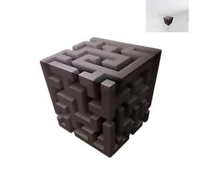1 Pc Stereoscopic Impossible Corners Wall Art, Fun 3D Stickers, Captivating Optical Illusions, Practical Wall Art Stickers, PMMA Material, for Living Room, Office Gallery Home Decor