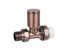 1 pc Temperature Control Valve for The Role of Controlling Room Temperature by Adjusting The Opening of The Spool Manual Brass(Straight DN25 X2PPR)