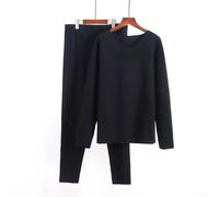 1 PC Top Mens Fleece Set Autumn Tracksuit Casual Two-piece For Men For Leisure Top And Pants Design Thermal Tracksuit Printing Pattern (L Black)